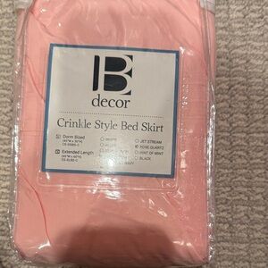 Pink Bed Skirt
